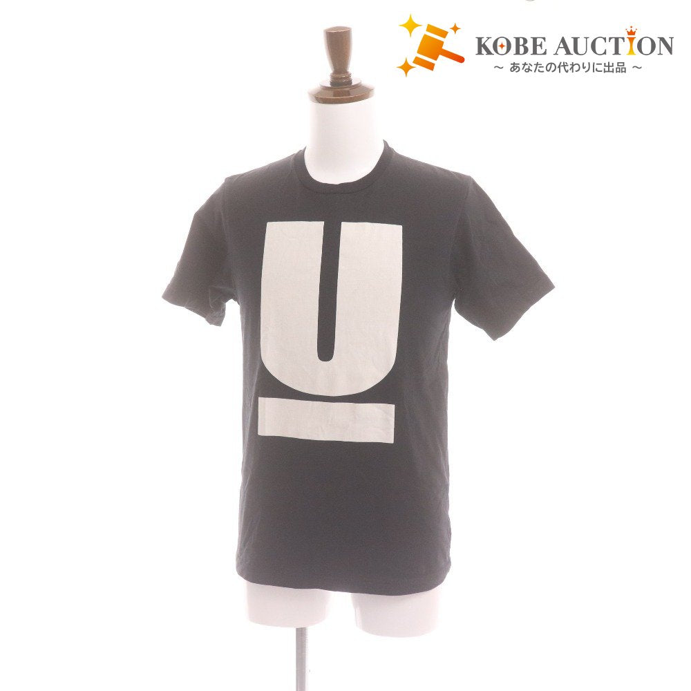 ■ アンダーカバー UNDERCOVER Tシャツ 半袖 トップス カットソー コットン100% Uロゴ メンズ M ブラック