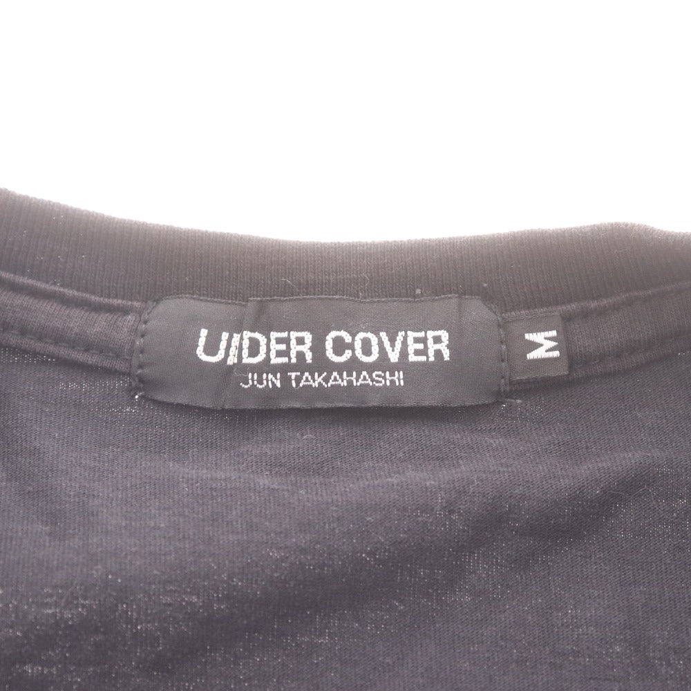 ■ アンダーカバー UNDERCOVER Tシャツ 半袖 トップス カットソー コットン100% Uロゴ メンズ M ブラック