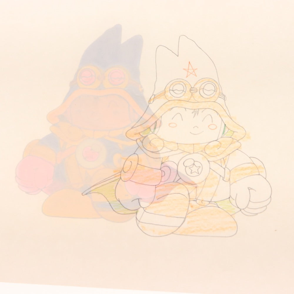 ■ まじかるタルるートくん セル画 2枚セット まとめ売り 原画 動画張り付き 江戸城将軍之介 アニメーション