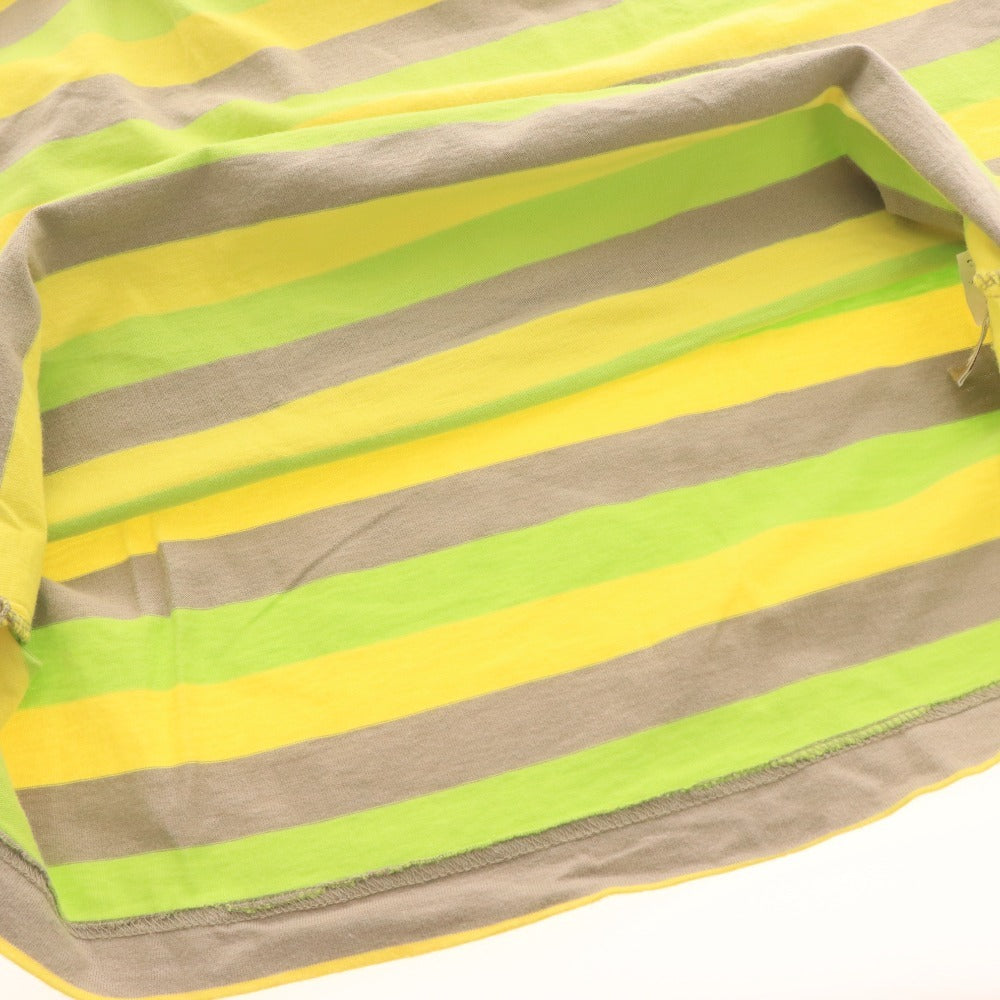 ■ STUSSY ステューシー ポロシャツ 半袖 トップス カットソー ボーダー コットン100% メンズ S マルチカラーカットソー