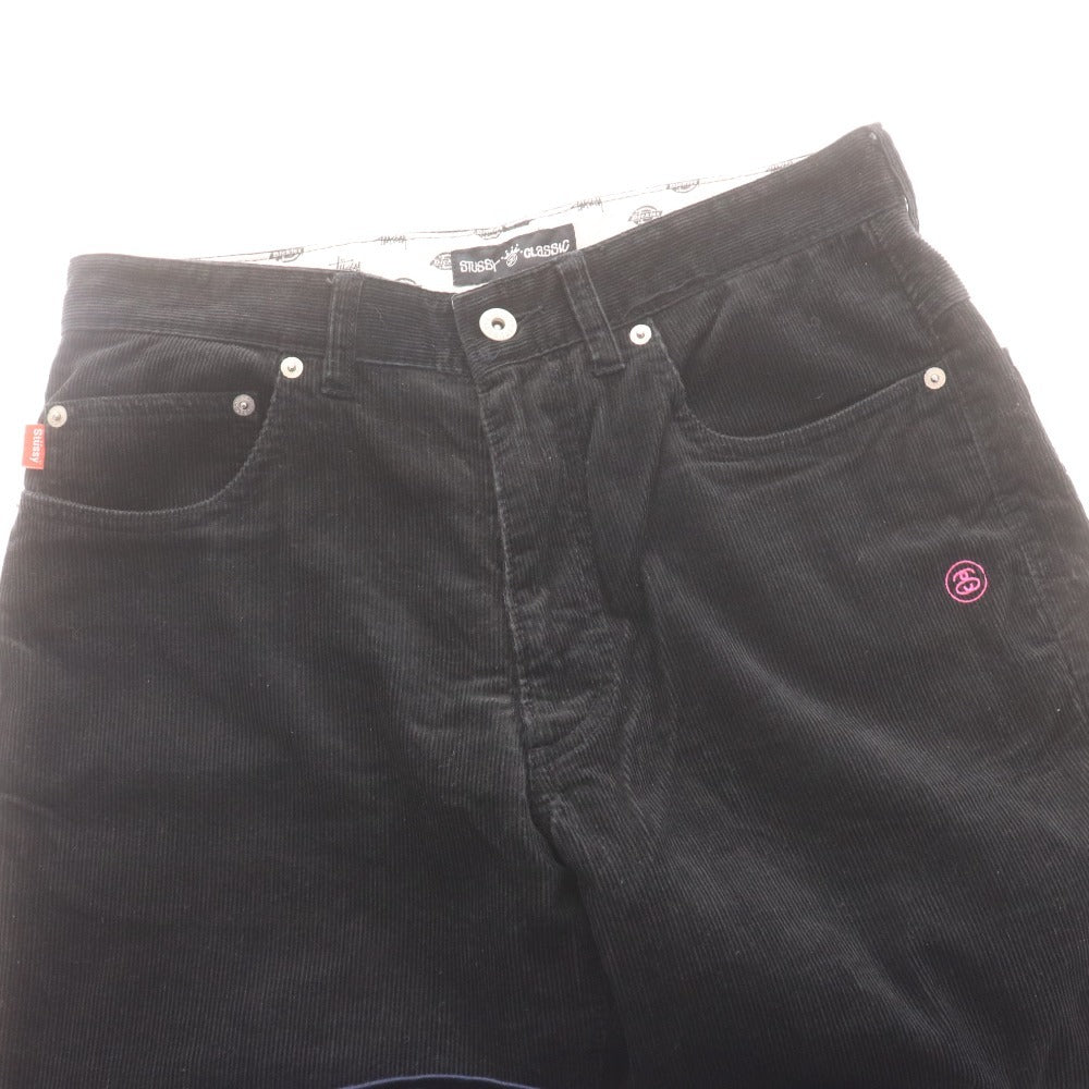 ■ STUSSY×Dickies ステューシー ディッキーズ パンツ UXST06M ボトムス コーデュロイ コラボ メンズ 30(ウエスト76) ブラック
