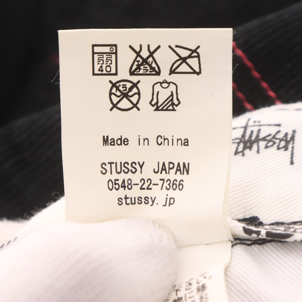 ■ STUSSY×Dickies ステューシー ディッキーズ パンツ UXST06M ボトムス コーデュロイ コラボ メンズ 30(ウエスト76) ブラック