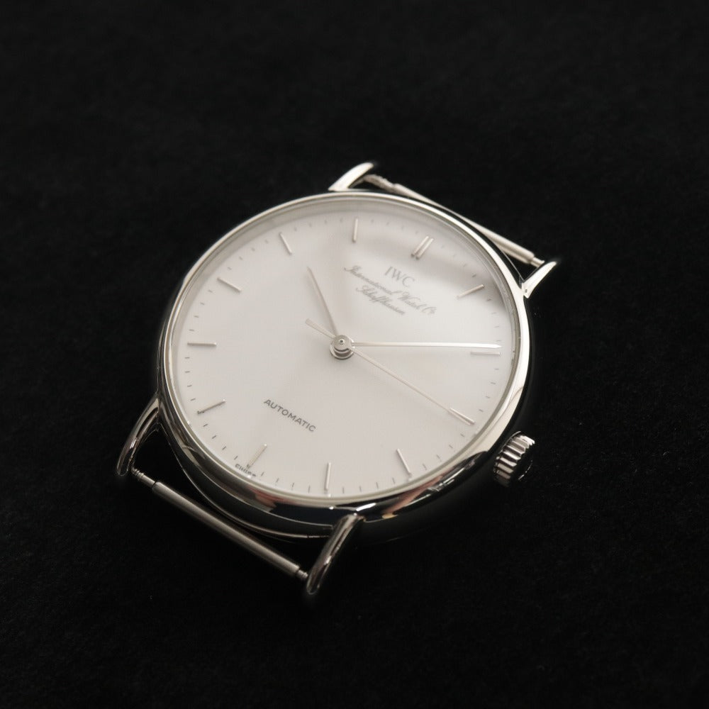 ■ IWC Watch Portofino Automatic Watch Silver Dial White Verified Working