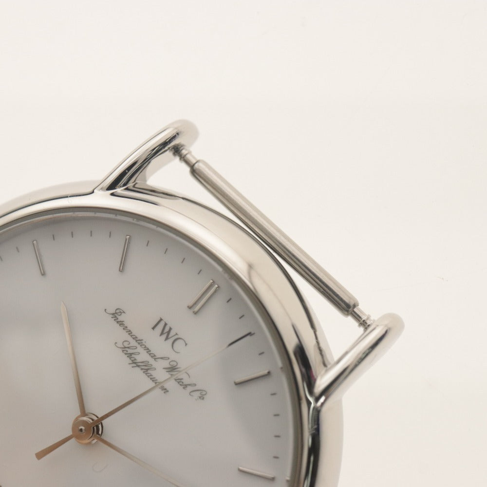■ IWC Watch Portofino Automatic Watch Silver Dial White Verified Working
