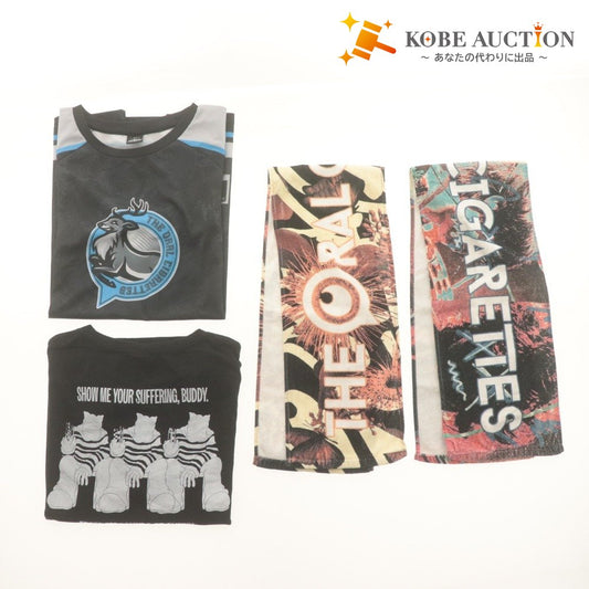 ■ THE ORAL CIGARETTES オフィシャルグッズ 4点セット まとめ売り Tシャツ BKW 2024 スポーツ,OD/マフラータオル ファントム,ポポラス