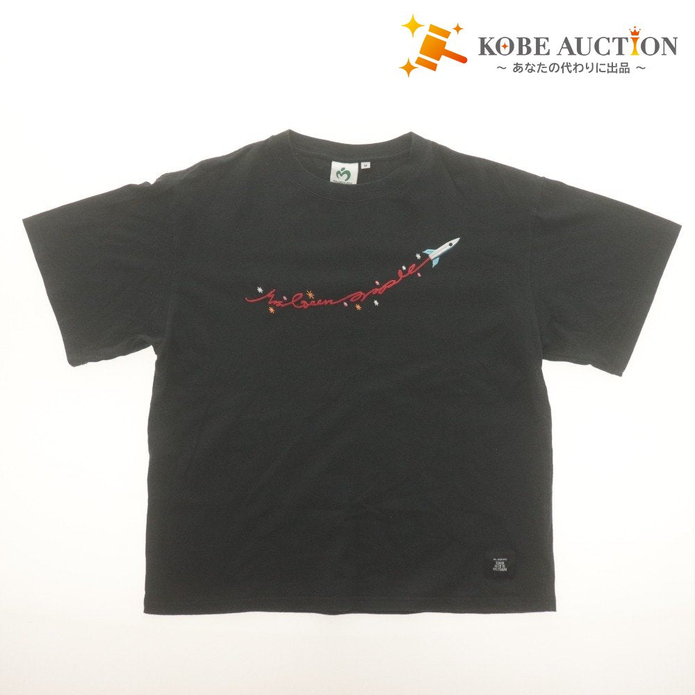■ Mrs.GREEN APPLE ミセス Tシャツ ゼンジン未到とヴェルトラウム MGA Rocket Embroidery T-Shirt オフィシャルグッズ M ブラック 黒
