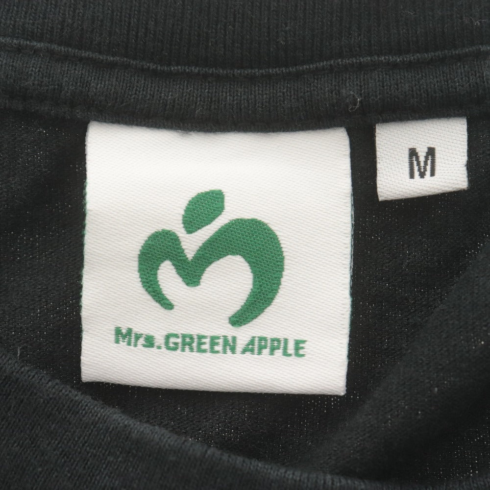 ■ Mrs.GREEN APPLE ミセス Tシャツ ゼンジン未到とヴェルトラウム MGA Rocket Embroidery T-Shirt オフィシャルグッズ M ブラック 黒