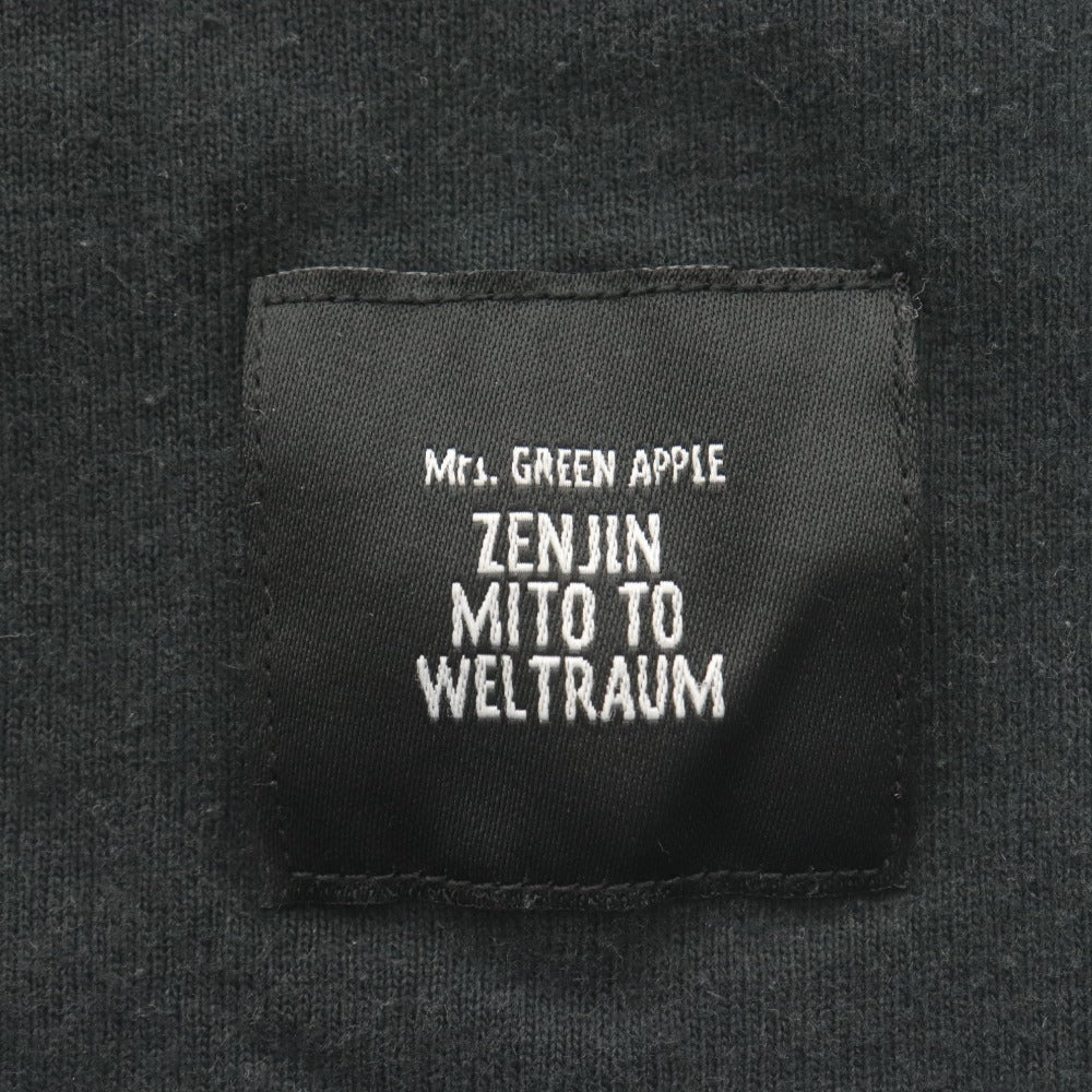 ■ Mrs.GREEN APPLE ミセス Tシャツ ゼンジン未到とヴェルトラウム MGA Rocket Embroidery T-Shirt オフィシャルグッズ M ブラック 黒