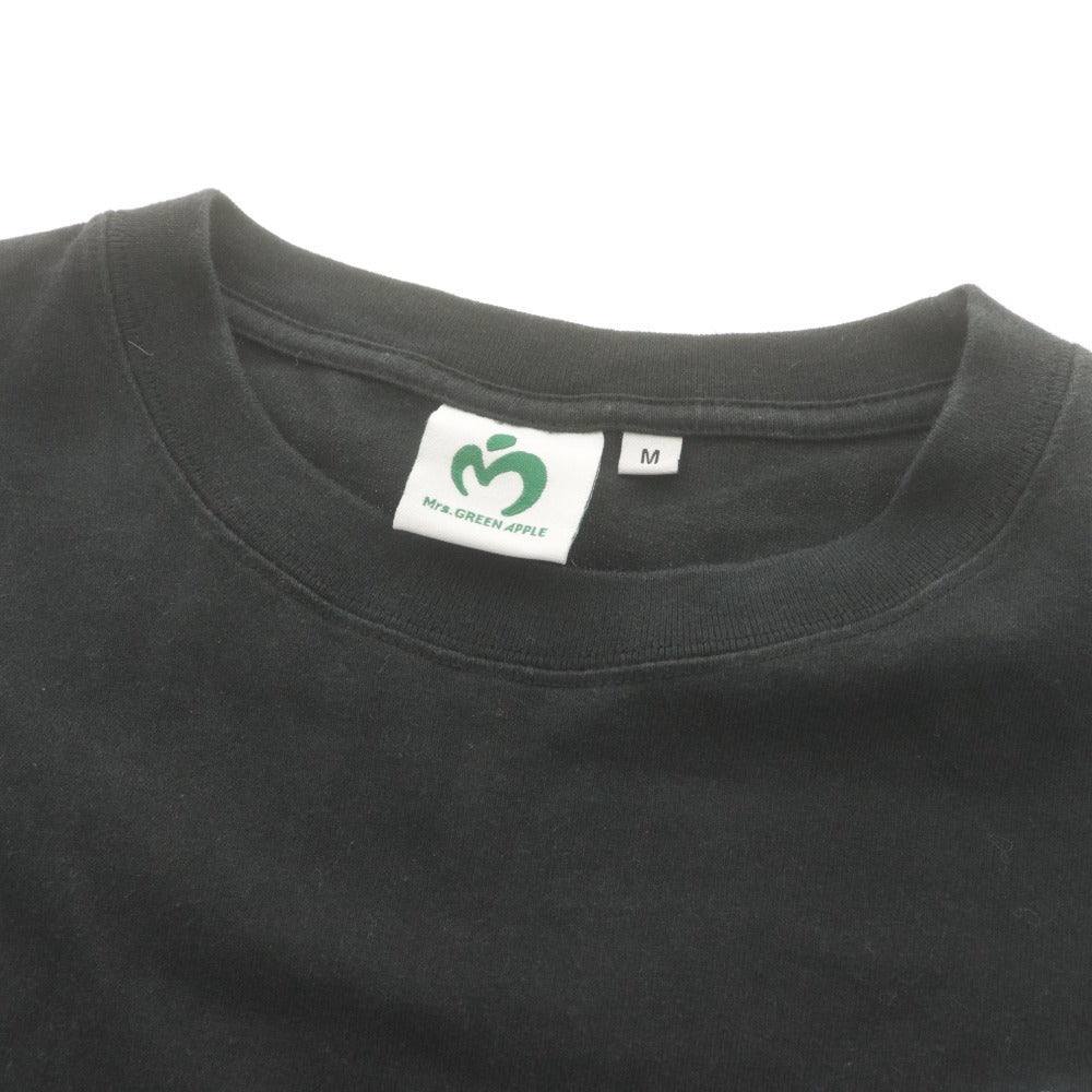 ■ Mrs.GREEN APPLE ミセス Tシャツ ゼンジン未到とヴェルトラウム MGA Rocket Embroidery T-Shirt オフィシャルグッズ M ブラック 黒