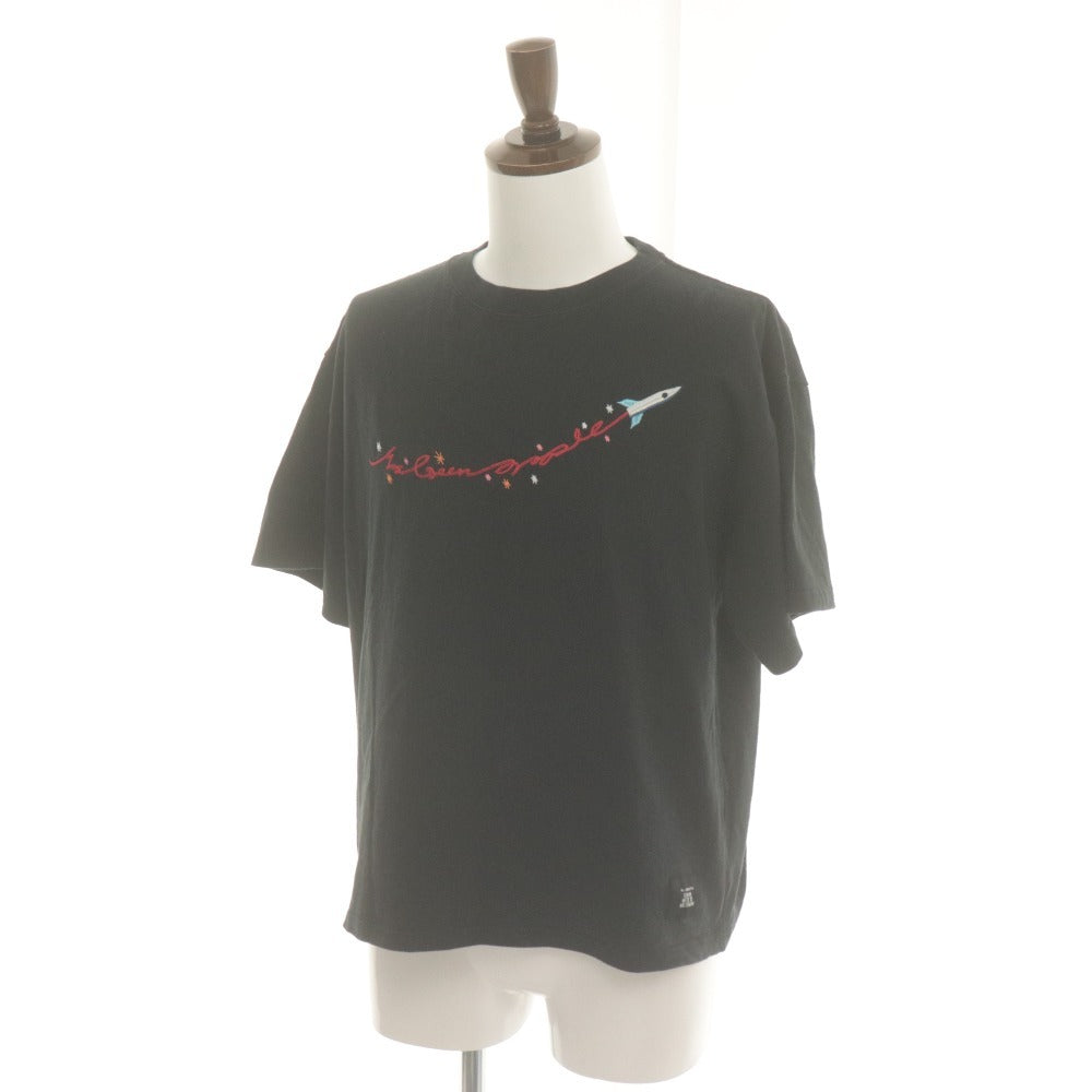 ■ Mrs.GREEN APPLE ミセス Tシャツ ゼンジン未到とヴェルトラウム MGA Rocket Embroidery T-Shirt オフィシャルグッズ M ブラック 黒