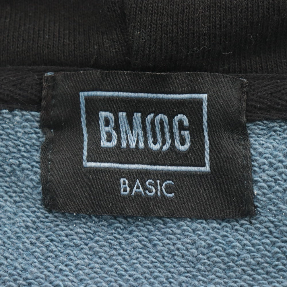 ■ BMSG ツートンジップパーカー BLUE BASIC 長袖 トップス アウター フーディ フード メンズ レディース ベーシック ブルー系 公式グッズ