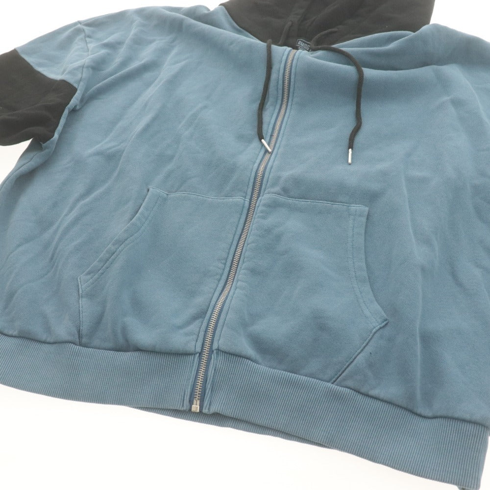 ■ BMSG ツートンジップパーカー BLUE BASIC 長袖 トップス アウター フーディ フード メンズ レディース ベーシック ブルー系 公式グッズ
