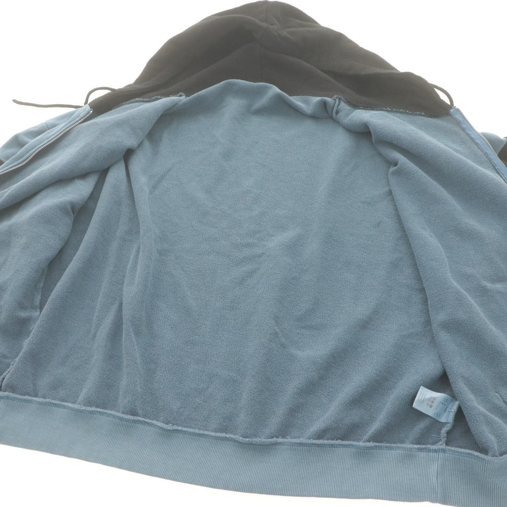 ■ BMSG ツートンジップパーカー BLUE BASIC 長袖 トップス アウター フーディ フード メンズ レディース ベーシック ブルー系 公式グッズ