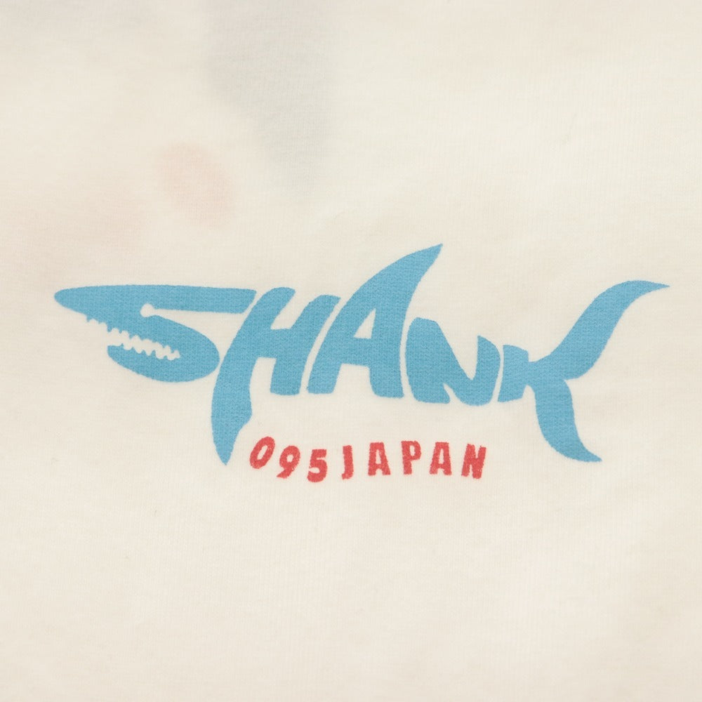 ■ SHANK ロンTシャツ タオル 2点セットまとめ売り LONG SLEEVE T-SHIRT シャーク柄 トップス M 白/フェイスタオル/2024年 グッズ バンド