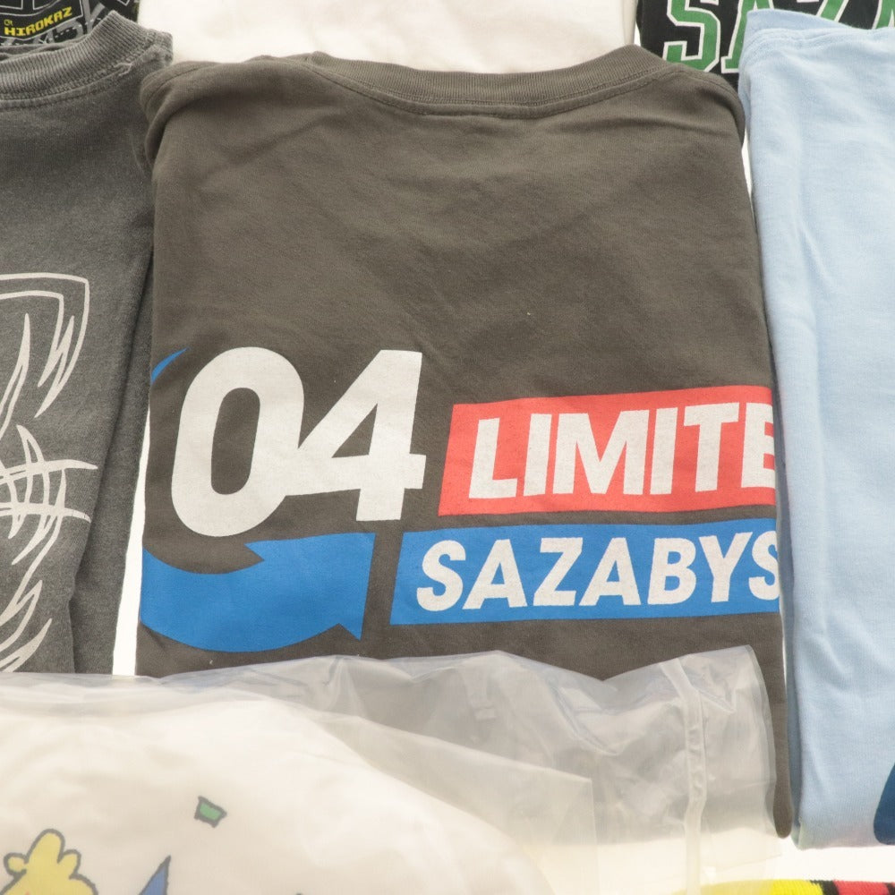 ■ 04 Limited Sazabys グッズ 12点セットまとめ売り Tシャツ/ARW/PLOT/Penguin/College/Gard Game/クッション/缶バッチ/ラバーバンド 等