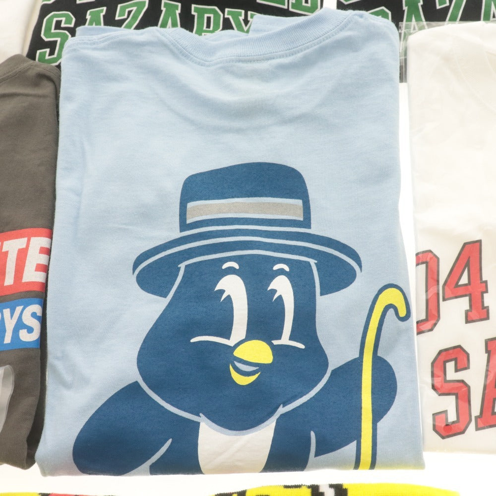 ■ 04 Limited Sazabys グッズ 12点セットまとめ売り Tシャツ/ARW/PLOT/Penguin/College/Gard Game/クッション/缶バッチ/ラバーバンド 等