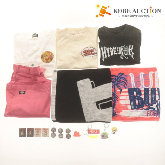■ LIVEグッズ 13点セット まとめ売り HYDE/BMSG FES'23 EAST/JAPAN JAM/WILD BUNCH FEST/PEOPLE1/響都超特急/Tシャツ,タオル,ラバスト 等