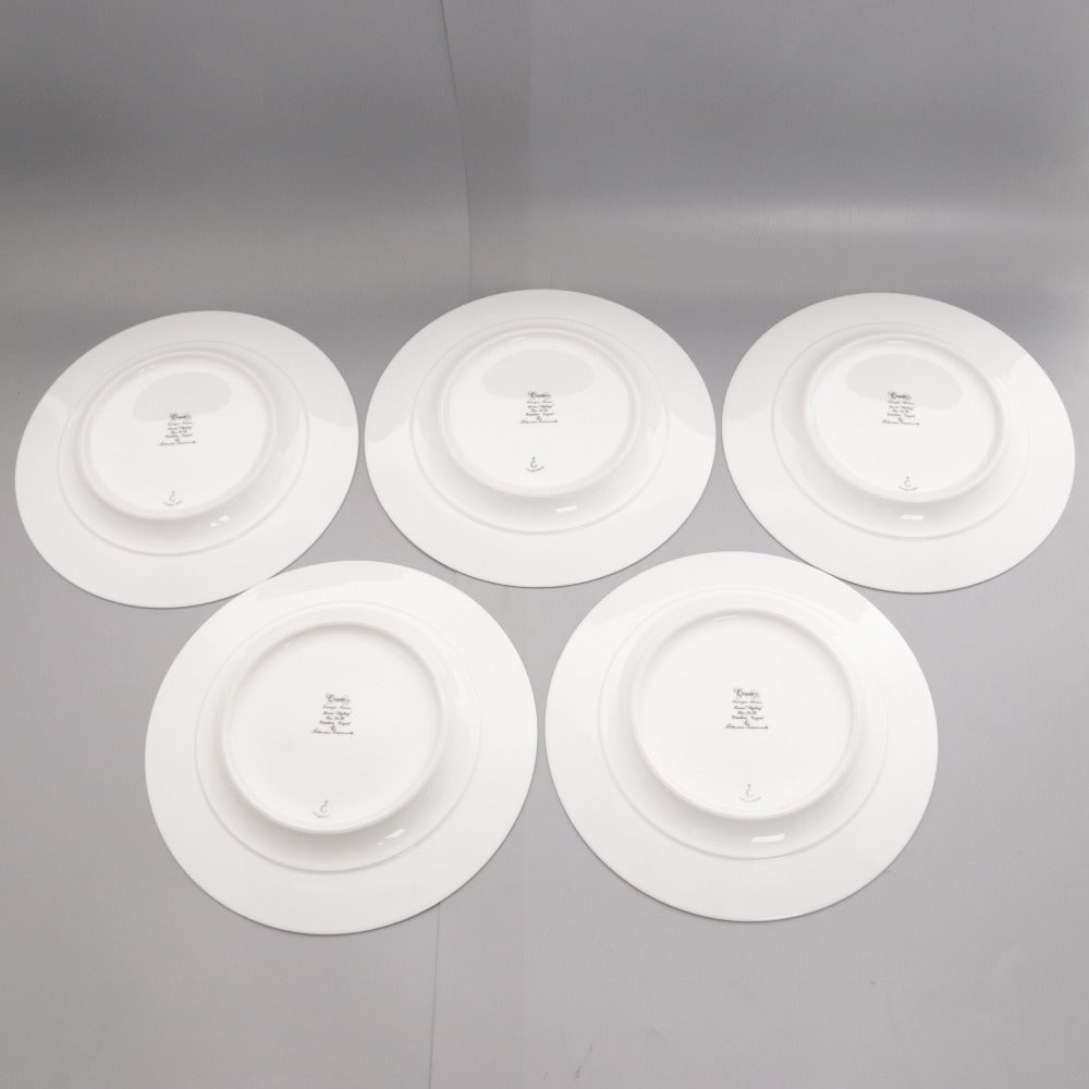 ■ ジャン・ルイ・コケ ディナープレート 5枚セット まとめ売り リモージュ アンディエンヌ パイナップル ボタニカル 28cm 洋食器