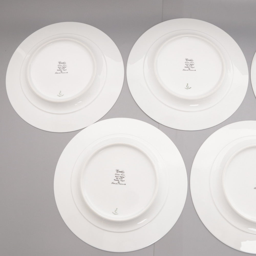 ■ ジャン・ルイ・コケ ディナープレート 5枚セット まとめ売り リモージュ アンディエンヌ パイナップル ボタニカル 28cm 洋食器