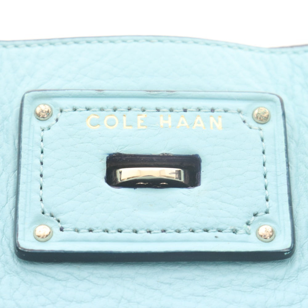 ■ コールハーン トートバッグ ショルダーバッグ 鞄 バイカラー レディース ブルー系 タグ付き 未使用