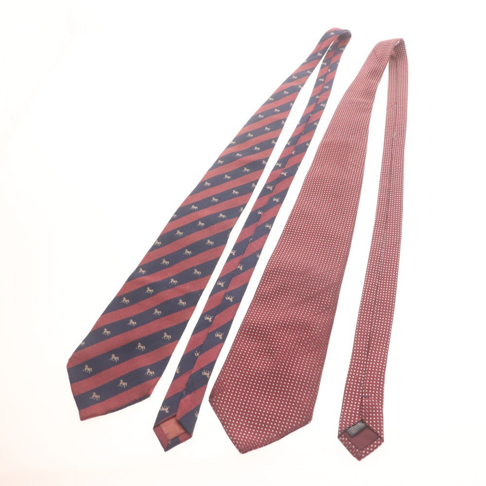 ■ レノマ アイリッシュフィールド ジッサーニテスッティ アクアスキュータム 等 ネクタイ 15本セット まとめ売り 総柄 メンズ 付属品付き