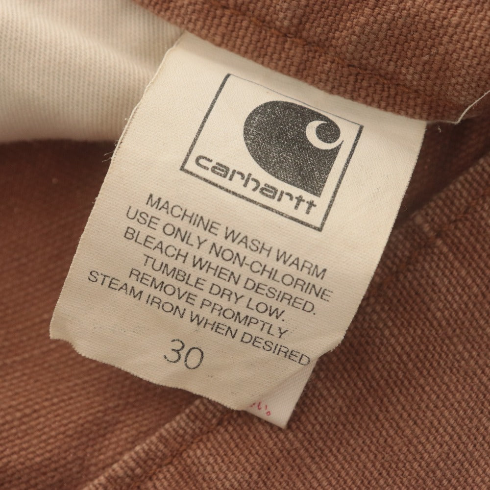 ■ Carhartt カーハート ハーフパンツ ショートパンツ ボトムス コットン メンズ W76 H93 ブラウン系