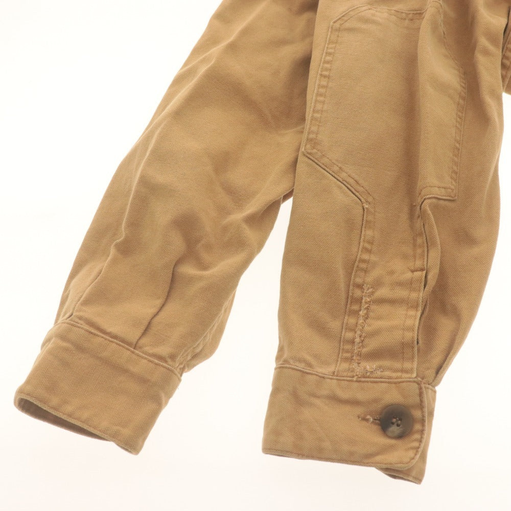 ■ Dickies ディッキーズ ダックジャケット 長袖 アウター コットン ビンテージ ロゴ メンズ L ブラウン系