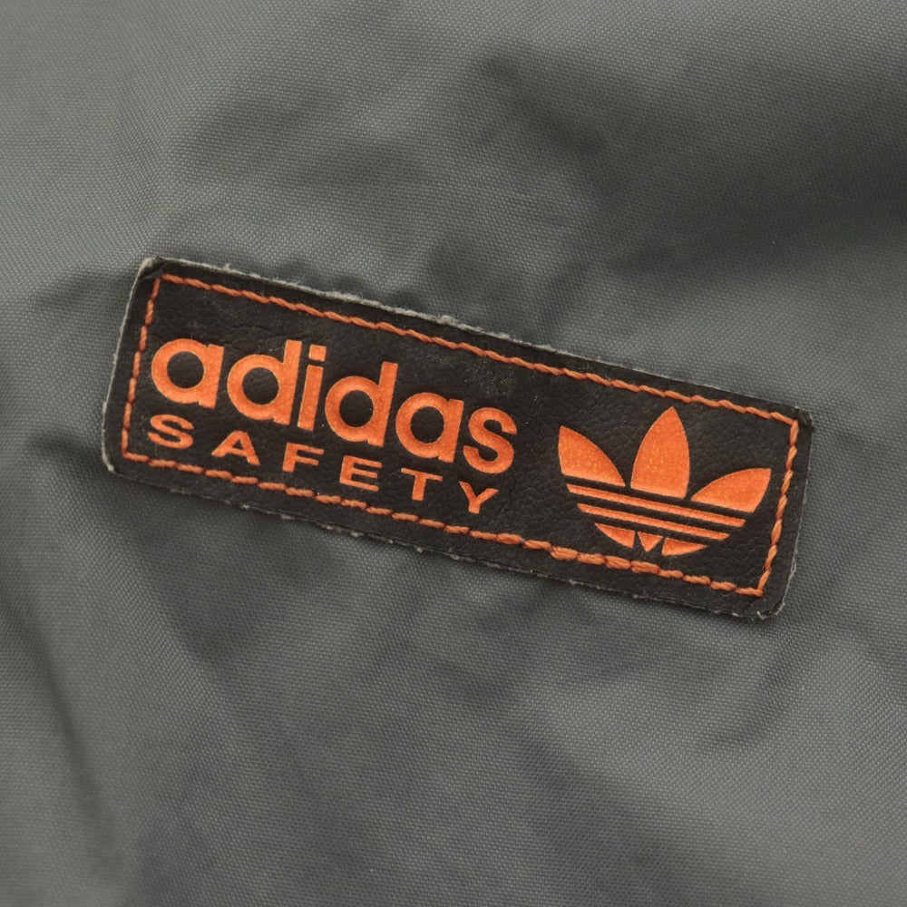 ■ adidas SAFETY アディダス セーフティ ジャケット ウィンドブレーカー 長袖 アウター ナイロン メンズ L ブラック グレー系
