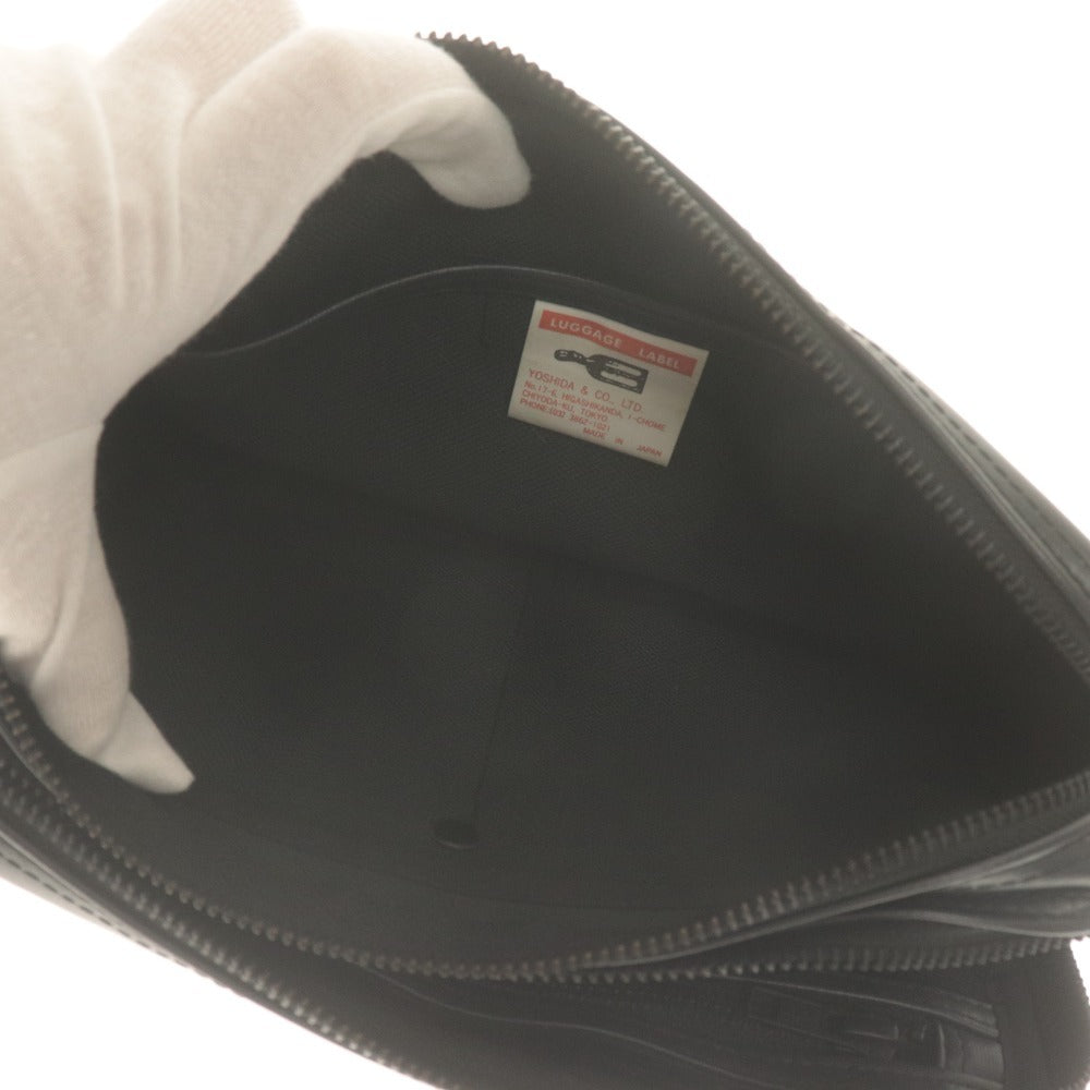 ■ LUGGAGE LABEL ラゲッジレーベル ショルダーバッグ 鞄 ライナー 赤バッテン クロスボディ 吉田カバン メンズ S ブラック