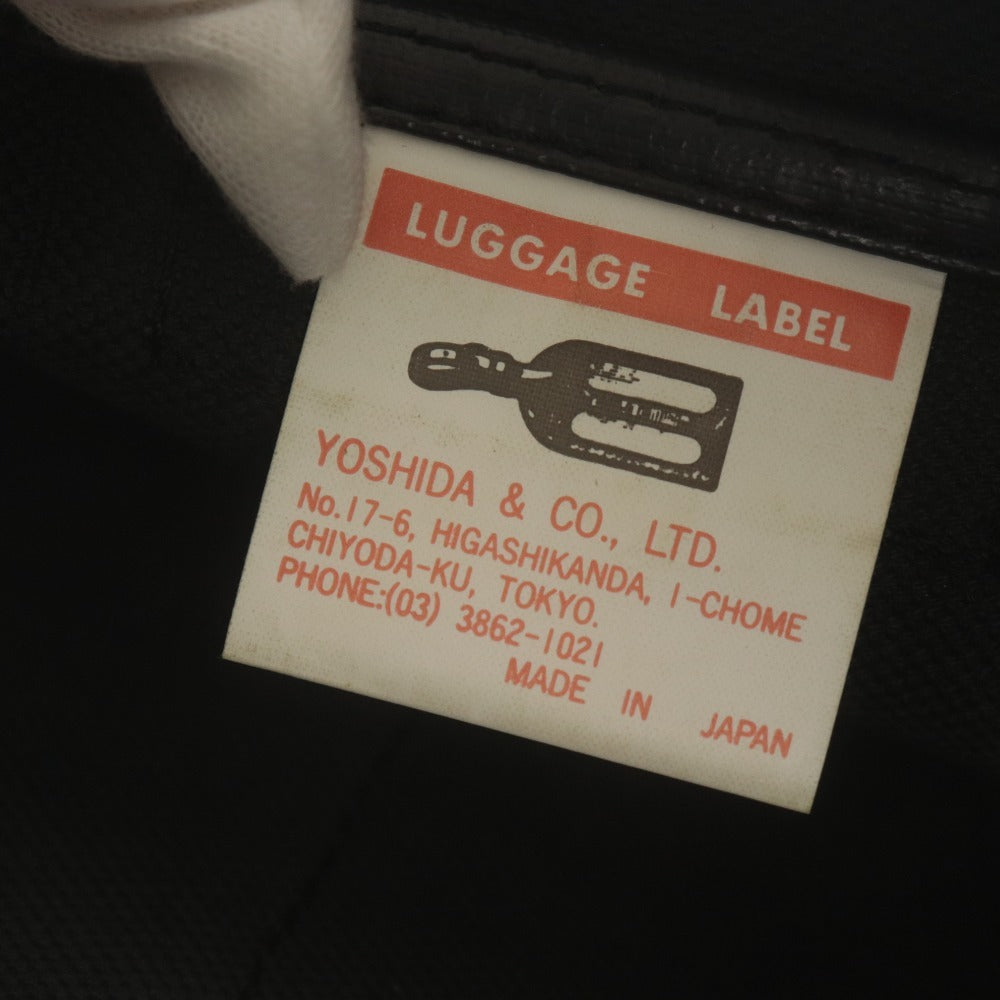 ■ LUGGAGE LABEL ラゲッジレーベル ショルダーバッグ 鞄 ライナー 赤バッテン クロスボディ 吉田カバン メンズ S ブラック