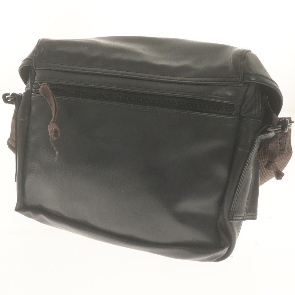 ■ LUGGAGE LABEL ラゲッジレーベル ショルダーバッグ カメラバッグ 鞄 ライナー 赤バッテン クロスボディ 吉田カバン メンズ S ブラック