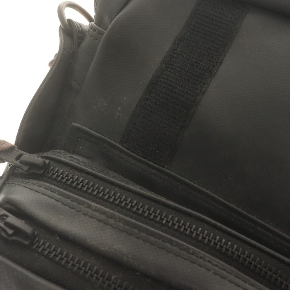 ■ LUGGAGE LABEL ラゲッジレーベル ショルダーバッグ カメラバッグ 鞄 ライナー 赤バッテン クロスボディ 吉田カバン メンズ S ブラック