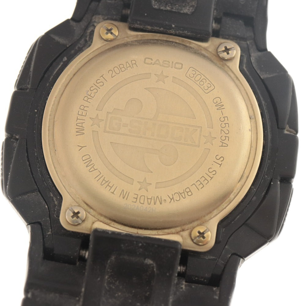 ■ CASIO カシオ G-SHOCK ジーショック GW-5525A 腕時計 25周年モデル 海外モデル タフソーラー メンズ 56.5g ブラック 付属品付き