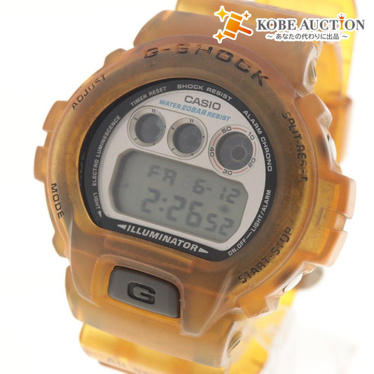 ■ CASIO カシオ G-SHOCK ジーショック DW-6900K 腕時計 第5回イルカクジラ会議 イルクジモデル クォーツ メンズ 68.7g イエロー系