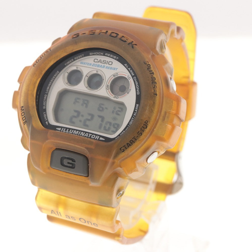 ■ CASIO カシオ G-SHOCK ジーショック DW-6900K 腕時計 第5回イルカクジラ会議 イルクジモデル クォーツ メンズ 68.7g イエロー系