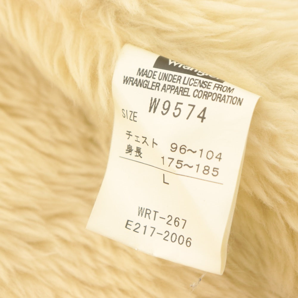 ■ WRANGLER WRANGE COAT ラングラー ランチコート ジャケット 長袖 アウター ボア メンズ L カーキ系