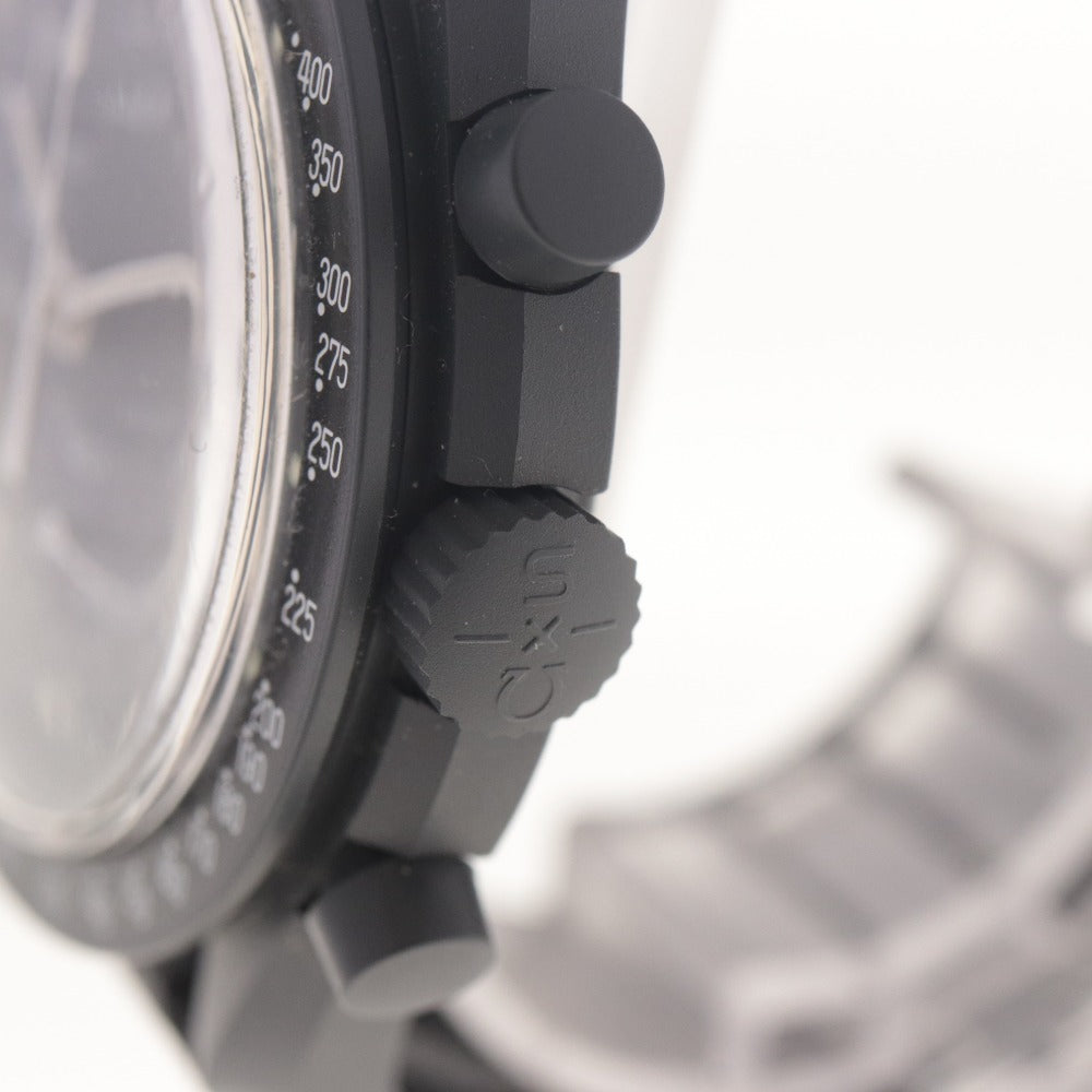■ OMEGA × Swatch オメガ×スウォッチ 腕時計 マーキュリー クォーツ メンズ レディース 38.5g グレー系 付属品付き