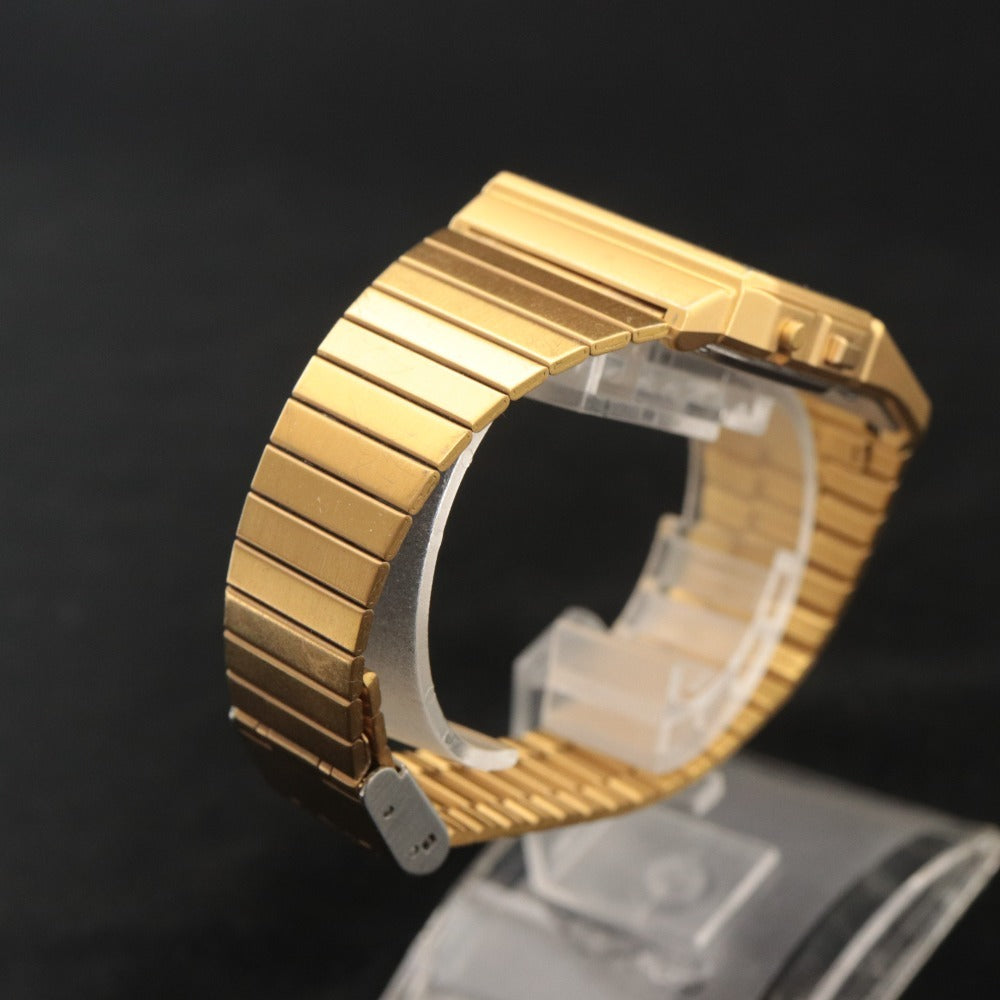 ■ CASIO カシオ デジタル腕時計 データバンク 海外モデル チープカシオ DBC-611G メンズ レディース ゴールド付属品付き 動作確認済み