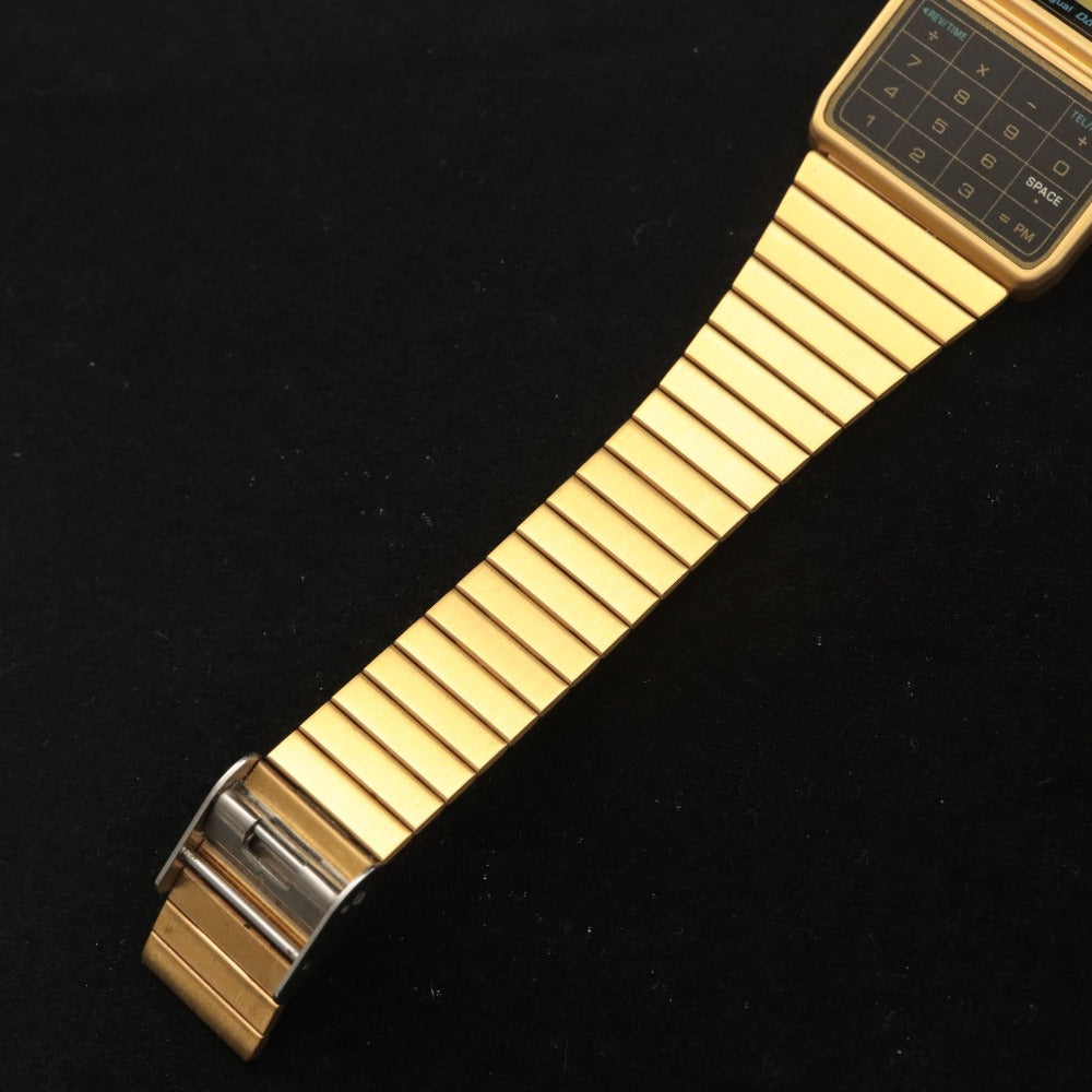 ■ CASIO カシオ デジタル腕時計 データバンク 海外モデル チープカシオ DBC-611G メンズ レディース ゴールド付属品付き 動作確認済み
