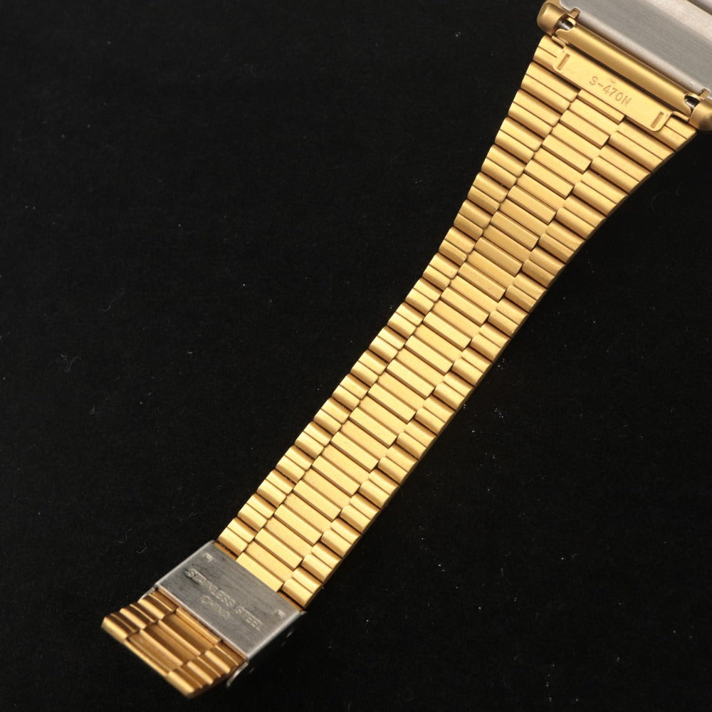 ■ CASIO カシオ デジタル腕時計 データバンク 海外モデル チープカシオ DBC-611G メンズ レディース ゴールド付属品付き 動作確認済み