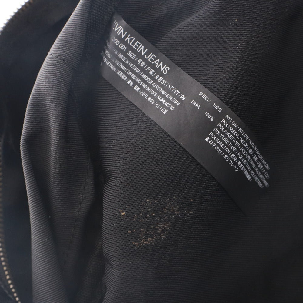 ■ Calvin Klein Jeans カルバンクラインジーンズ ウエストバッグ ボディ 鞄 ショルダー ナイロン メンズ レディース 黒 ブラック