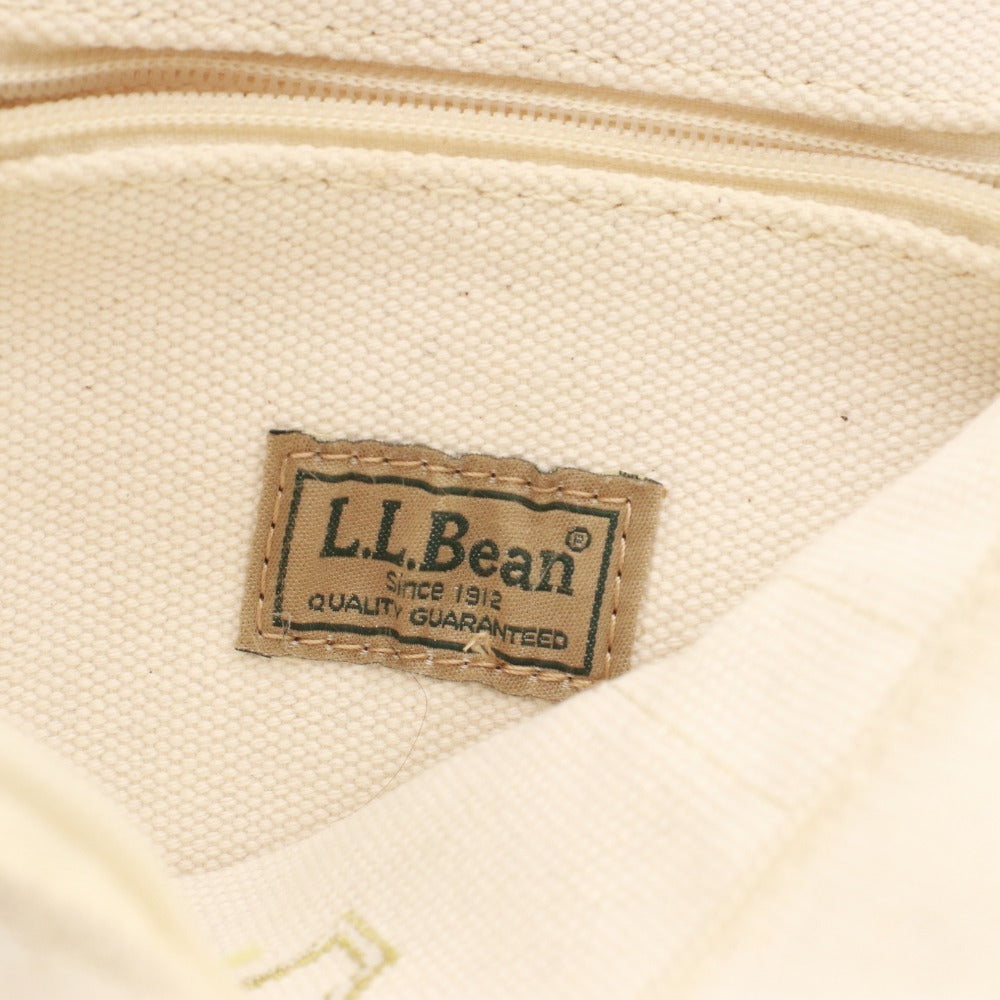■ L.L.BEAN ハンドバッグ ショルダー 2way 鞄 迷彩柄 イニシャルR 刺繍 コットン メンズ レディース アイボリー カーキ ブラウン 等