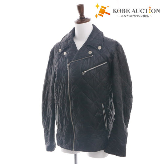 ■ 68＆BROTHERS NEW YORK ライダースジャケット 長袖 アウター キルティング ダブル ジップアップ 襟 メンズ XL 黒 ブラック