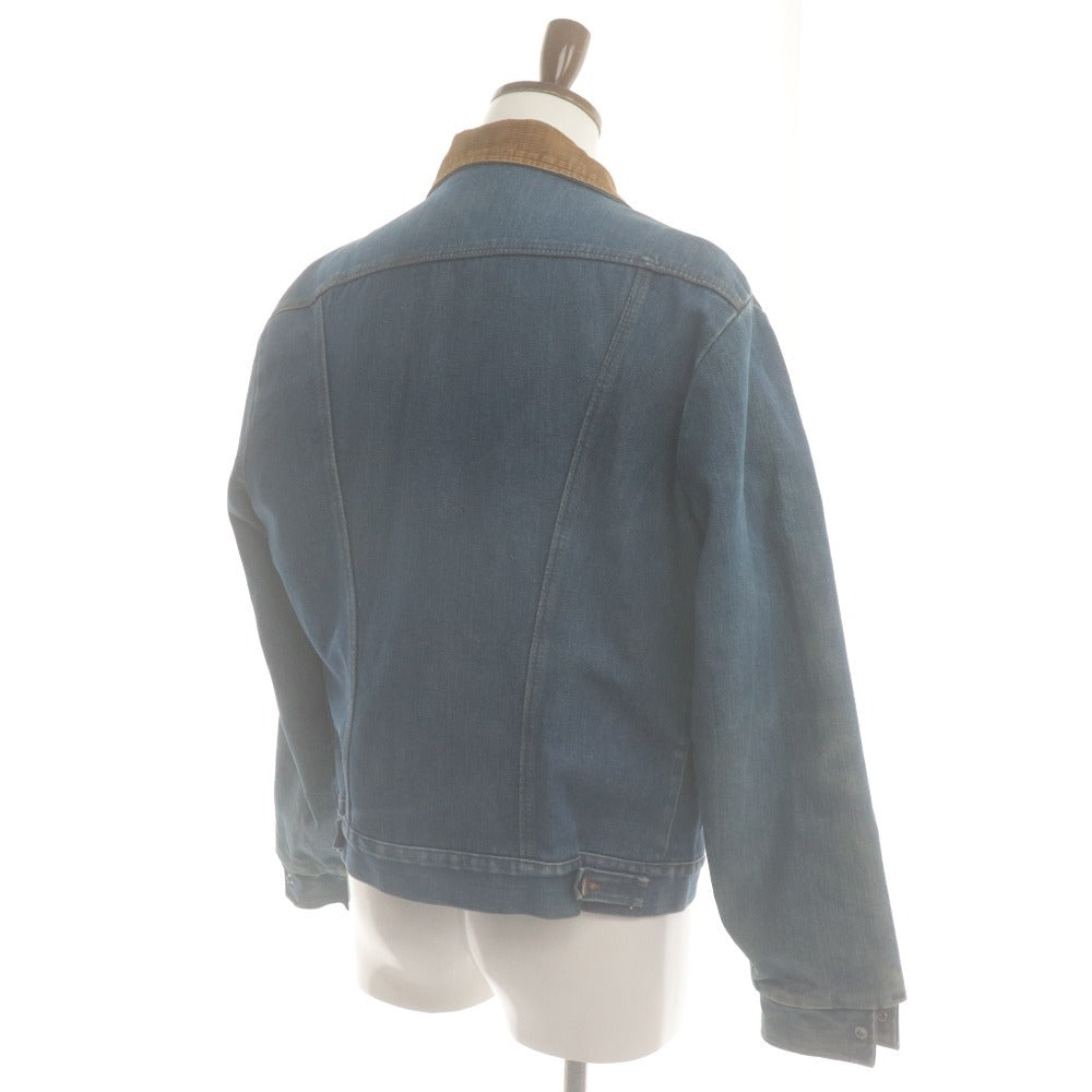 ■ Wrangler ラングラー Gジャン ジャケット 長袖 アウター デニム NO-FAULT DENIMS USA製 ヴィンテージ メンズ 42 ブルー