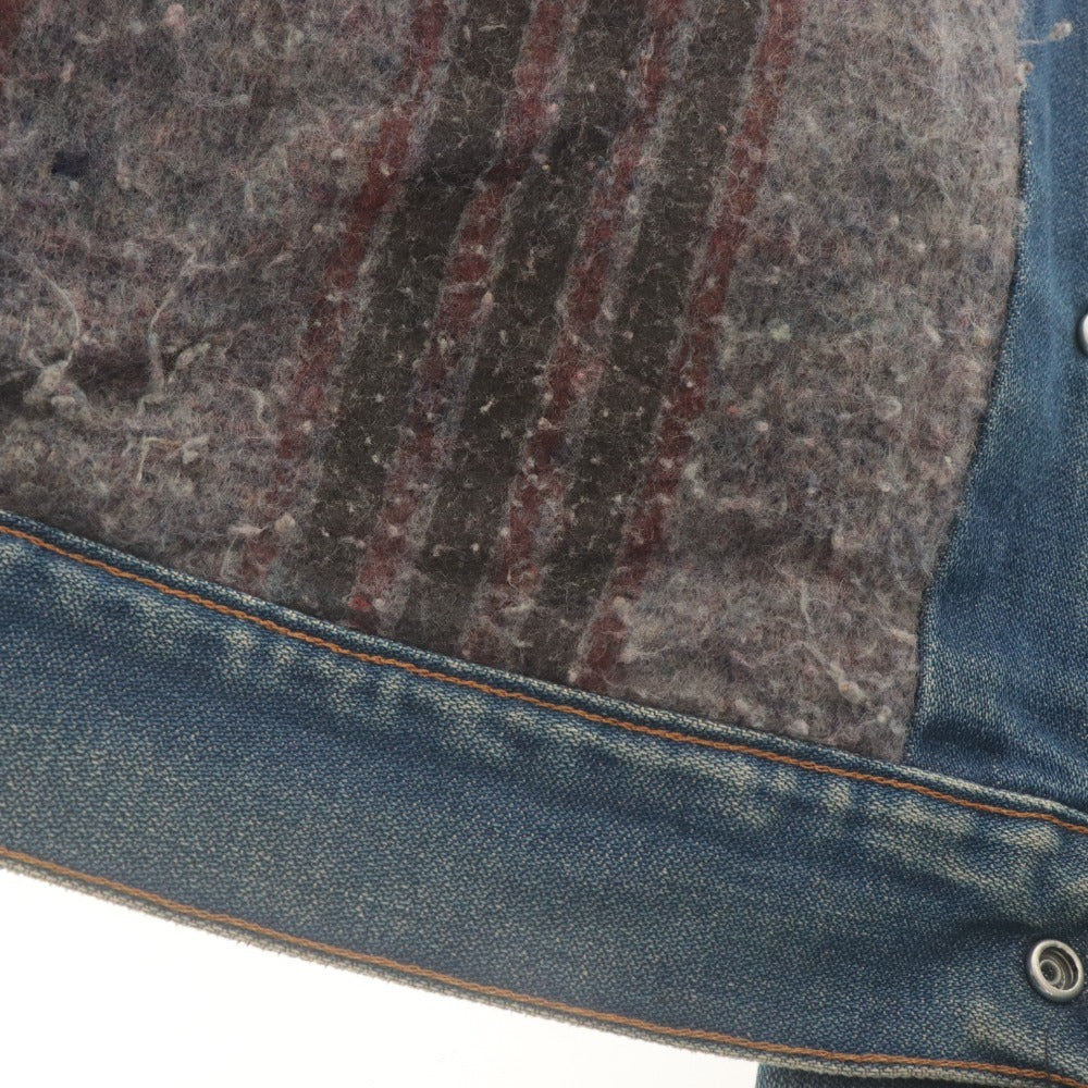 ■ Wrangler ラングラー Gジャン ジャケット 長袖 アウター デニム NO-FAULT DENIMS USA製 ヴィンテージ メンズ 42 ブルー