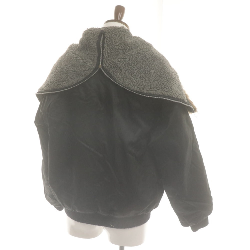 ■ I.SPIEWAK&SONS スピワック ブルゾン フライングジャケット 長袖 アウター ATTACHED HOOD N-2B タイタンクロス メンズ 40 ブラック