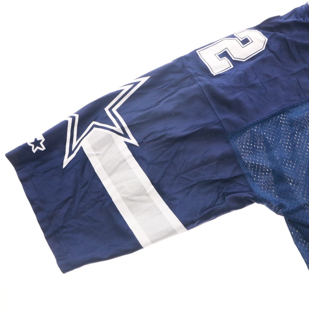 ■ STARTER エミット・スミス レプリカユニフォーム ゲームシャツ 半袖 トップス 背番号22 NFL ダラス・カウボーイ 男女 XXL ネイビー系