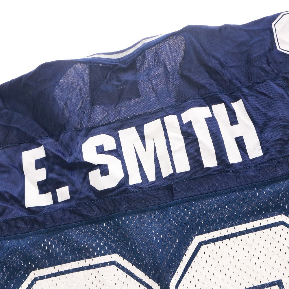 ■ STARTER エミット・スミス レプリカユニフォーム ゲームシャツ 半袖 トップス 背番号22 NFL ダラス・カウボーイ 男女 XXL ネイビー系