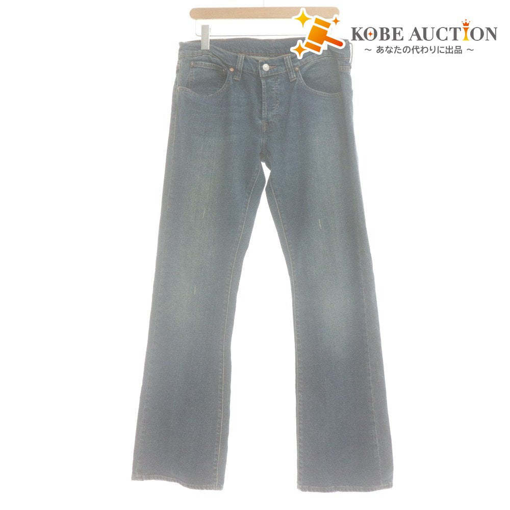 ■ Levi's PREMIUM リーバイス ジーンズ パンツ ボトムス スキニー ローライズ ブーツカット ボタンフライ メンズ W34 L32 ブルー