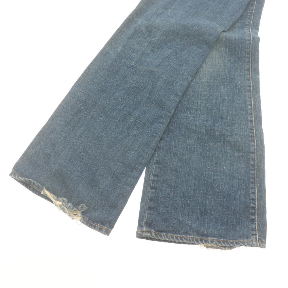 ■ Levi's PREMIUM リーバイス ジーンズ パンツ ボトムス スキニー ローライズ ブーツカット ボタンフライ メンズ W34 L32 ブルー